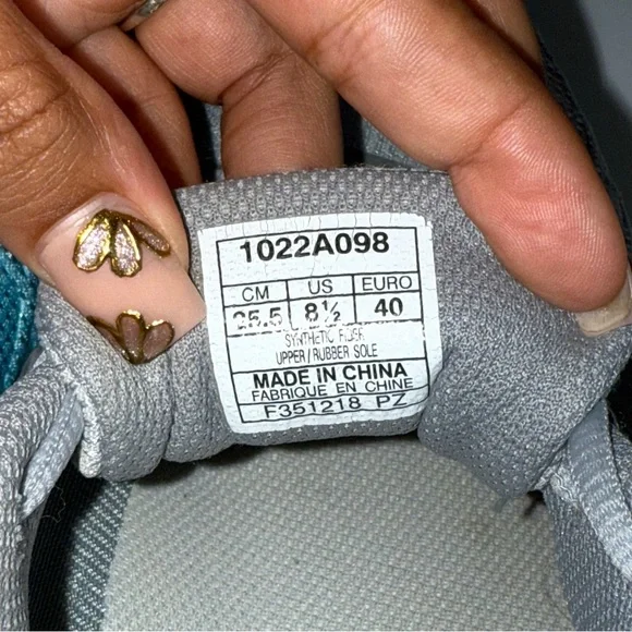 ASICS | Gel-Quantum 180 Womens running shoes Grey & Blue | Size 8.5 - Picture 9 of 9